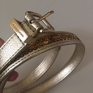 Michael Kors gold belt